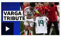 Hungary players pay tribute to injured team-mate Varga