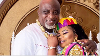 Gospel musician Empress Gifty Adorye and her husband, Hon. Hopeson Adorye