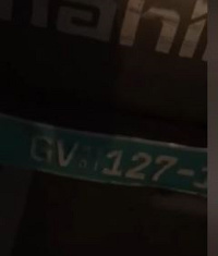 The alleged government was driving the vehicle with registration number GV-127-16