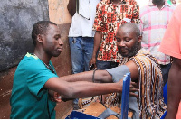 The screening was undertaken by a medical team comprising doctors, physicians, nurses, etc