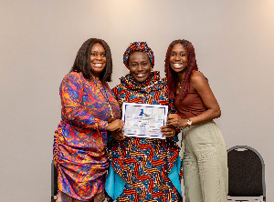 Moyin Okubor, the Manager for Acumen Academy in West Africa, others in a group photograph