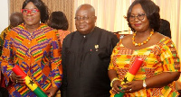 Harriete Sena-Siaw Boateng, Nana Addo and Jennifer Lartey