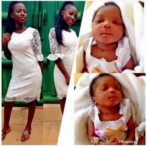 Rashida Black Beauty  Inset: Her baby girl