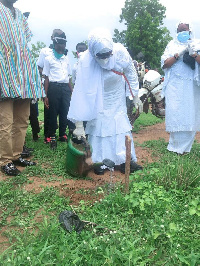 Ahmadiyya Women Association planting trees