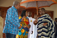 Prez Joh Mahama joined Otumfuo Osei Tutu II to celebrate Akwasidae and the 17th Anniv.