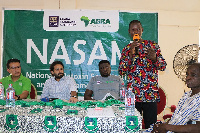 The panel members at aflatoxins sensitization event held in Navrongo