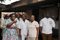 Matilda Amissah-Arthur donates to Accra Psychiatric Hospital