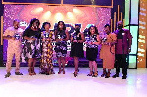 MTN Team with the Awards won at the Africa Human Resources Innovation Awards