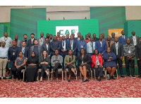 GFA executive member with CAF officials