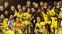 The Ghanaian quartet were in action as Columbus Crew won the Carolina Challenge Cup