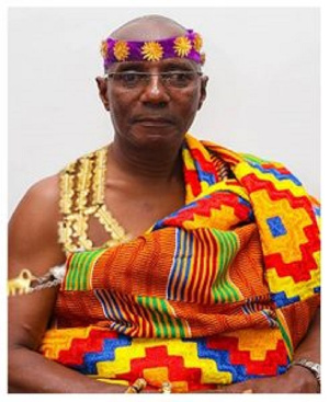 King Okatakyi Professor  Amanfi VII, overlord of  Asebu Kingdom