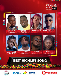 Highlife Song of the Year nominees