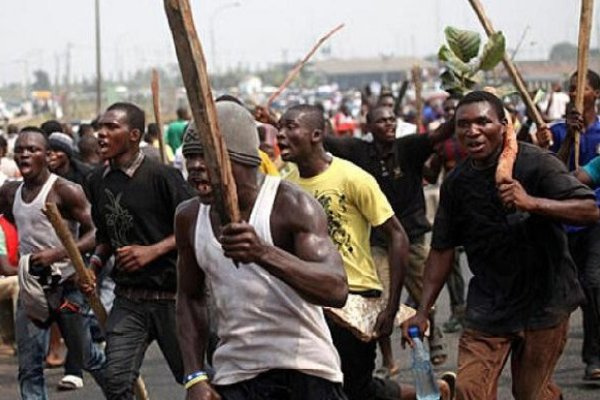 Youth engaged in violent protest | File photo