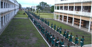 File photo: Some students of Kumasi Wesley Girls