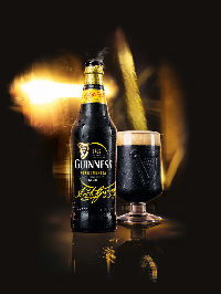 The bold, stylish bottle has been conceived with the help of the Guinness Cultural Council