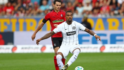 Boateng has scored one goal in ten league appearances for Eintracht Frankfurt