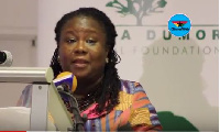 Dean of Information and Communication Studies at the University of Ghana, Prof. Audrey Gadzekpo