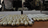 The banned substances were concealed in a consignment of 50 containers of sugar