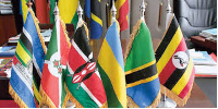 East African Community (EAC) members flags