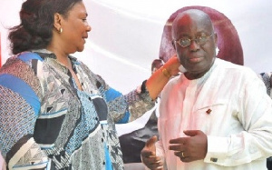 Mrs. Rebecca Akufo-Addo and Nana Addo Dankwa Akufo-Addo