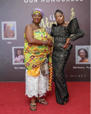 Nana Adwoa Awindor and daughter, Efya