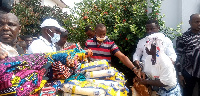 Some of the beneficiaries going for the items