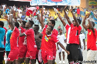 Kotoko players celebrating