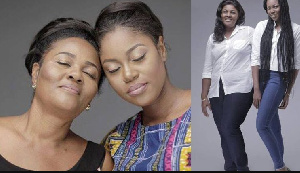 Yvonne Nelson and her mother