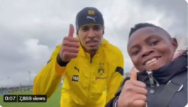 Ghanaian actor, Samuel Yaw Dabo and Borussia Dortmund midfielder, Jude Bellingham