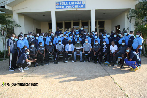 A photo of the training workshop at at the Ghanaman Centre of Excellence at Prampram