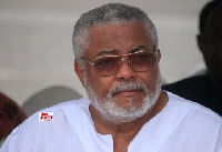 Former President Flt Lt Jerry John Rawlings