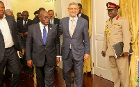 Cape Verde President Jorge Fonseca receives President Akufo-Addo  at his presidential palace