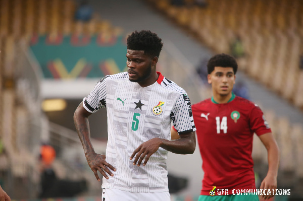 Ghana midfielder Thomas Partey