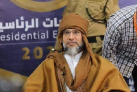 Saif al-Islam Gaddafi after filing his papers