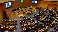 A scene during the 35th Ordinary Session of the AU Summit / Photo Credit: AFP