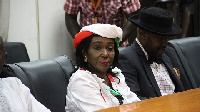 Nana Konadu Agyeman-Rawlings, flagbearer of the National Democratic Party (NDP)