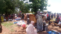 Some traders at the market