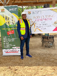 The groundbreaking ceremony marked the beginning of a two-storey lecture block project