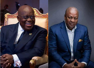 President Nana Addo Dankwa Akufo-Addo and John Dramani Mahama