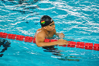 Harry Stacey finished 7th in the Men's 100m Freestyle