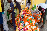 Some of the items donated by the Kamgbunli community