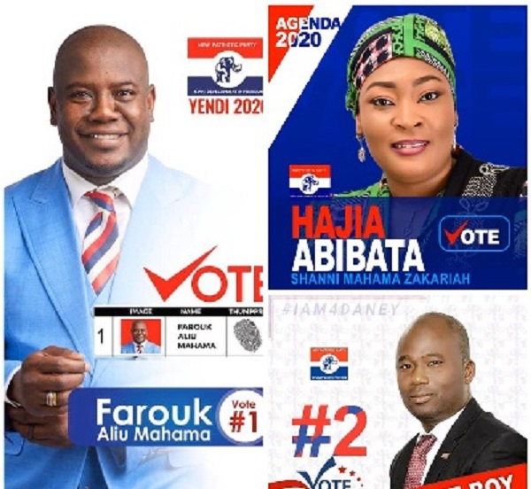 The NEC of the New Patriotic Party has cleared all three aspirants