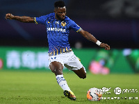 Jiangsu Suning midfielder Mubarak Wakaso