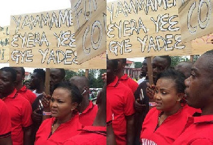 The demonstration had in attendance some big names in the Kumawood Movie industry