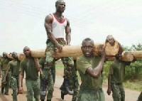 File photo: Army recruits in a training session