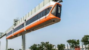 A file photo of a sky train