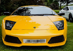 A Lamborghini Murcielago.