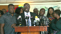 The NDC Caucus will hold the press conference at 2:00 PM today