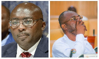 Mahamudu Bawumia (left) and Kennedy Agyapong (right)