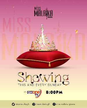 Miss Malaika Ghana shows this and every Sunday at 8 pm on GH One TV